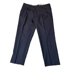 H.S.M. Travelers men many blue dress pants size 38
